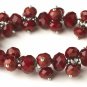 Ruby Flower Bracelet 7617