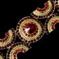 Inspiring Gold Ruby Rhinestone Bracelet 8288