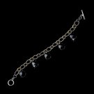 Rhodium Black w/ Gold Chain Links B 2700
