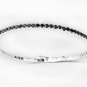 Glamorous Black Rhinestone Single Adjustable Coil Chocker Necklace 398