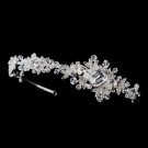 Silver Rhinestone & Swarovski Crystal Headband HP 940