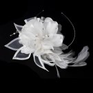 Ivory Side Accented Flower Bridal Headband HP 941