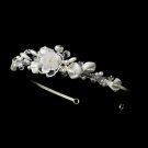 Children's White/Ivory Flower Headpiece HP C 601