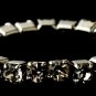 Silver-Clear Rhinestone Toe Ring Stretchy 1