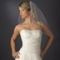 Single Layer Elbow Length Bridal Veil with Scattered Swarovski Crystals V 137 1E