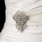 Belt with Antique Silver Clear Quadrant Brooch 115