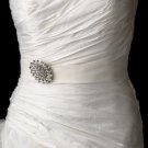 Belt with Vintage Crystal Brooch 13