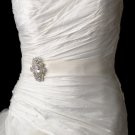 Belt with Vintage Crystal Brooch 935