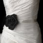 Belt with Black Garden Rose Clip 428