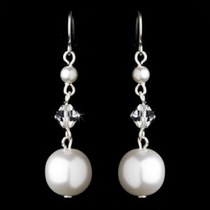 Earring 8355 White