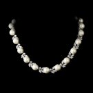Necklace 2592 Silver Ivory