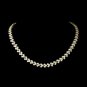 Wonderful Gold Clear CZ Follow Me Necklace
