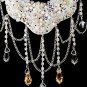 Silver AB Necklace Earring Set 6507