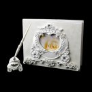 Wonderful Cinderella Coach Carriage Guest Book & Pen Set