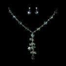Necklace Earring Set 1041 Peridot