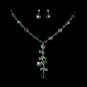 Necklace Earring Set 1041 Peridot