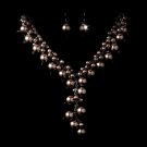 Earring Set 1042 Smoked Topaz
