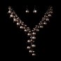 Earring Set 1042 Smoked Topaz