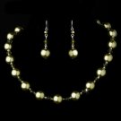 Necklace Earring Set NE 8355 Green