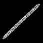Silver Clear Multi-Shaped CZ Crystal Bridal Tennis Bracelet 8667