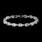 Silver Clear CZ Stone Bracelet 10383