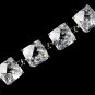 Silver Clear Princess CZ Stone Tennis Bracelet 8666