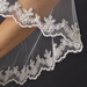 Bridal Wedding Single Layer Fingertip Length Veil 591 1F