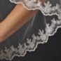 Bridal Wedding Single Layer Fingertip Length Veil 591 1F