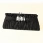 Black Satin Crystal Evening Bag 314