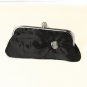 Black Satin Crystal Evening Bag 315