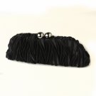 Black Satin Evening Bag 317