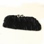 Black Satin Evening Bag 317