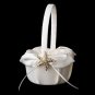 Flower Girl Basket 17 with Gold Clear Starfish Brooch 93