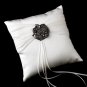 Ring Pillow 11 with Crystal & Rhinestone Flower Brooch 86