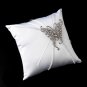 Ring Pillow 16 with Crystals & Rhinestones Butterfly Brooch 74