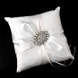 Ring Pillow 17 with Vintage Crystal Brooch 13