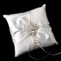 Ring Pillow 17 with Dangling Pear & Marquise Crystal Brooch 44
