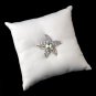 Ring Pillow 9 with Silver AB Beach Starfish 78