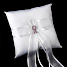 Ring Pillow 90 with Pink Breast Cancer Brooch 120