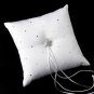 Ring Pillow 92 with Silver Clear Beach Starfish Brooch 3168