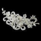 Rhinestone, Crystal & Lace Accent Clip 2718