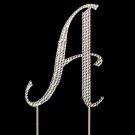 Completely Covered ~ Swarovski Crystal Wedding Cake Topper ~ Letter A ~ Gold
