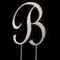 Completely Covered ~ Swarovski Crystal Wedding Cake Topper ~ Letter B ~ Gold
