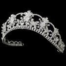 Swarovski Crystal & Rhinestone Silver Tiara HP 523