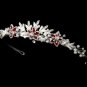 Red Accent Bridal Tiara HP 8100