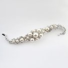Silver Rhodium Diamond White Bracelet 1421