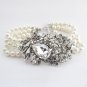 Antique Silver Ivory Bracelet 9885