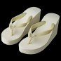Heart Rhinestone High Wedge Flip Flops- 30022