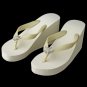 Starfish Rhinestone High Wedge Flip Flops- 3168