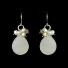 Chic Freshwater Mother of Pearl Cabochon Earrings 8253